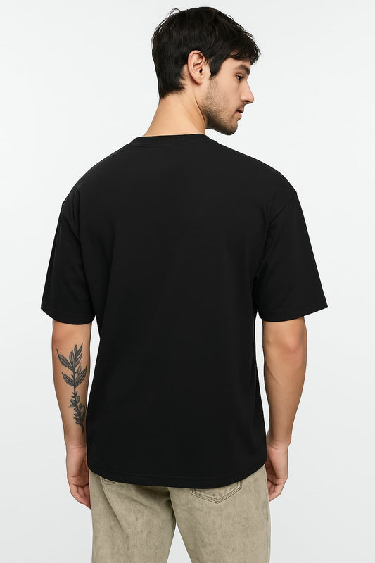 men Plain Oversized Fit t shirt