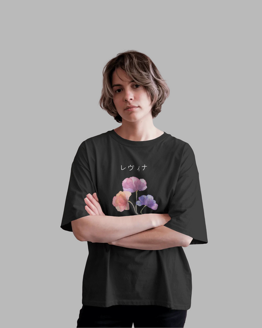 flower Oversize t shirt