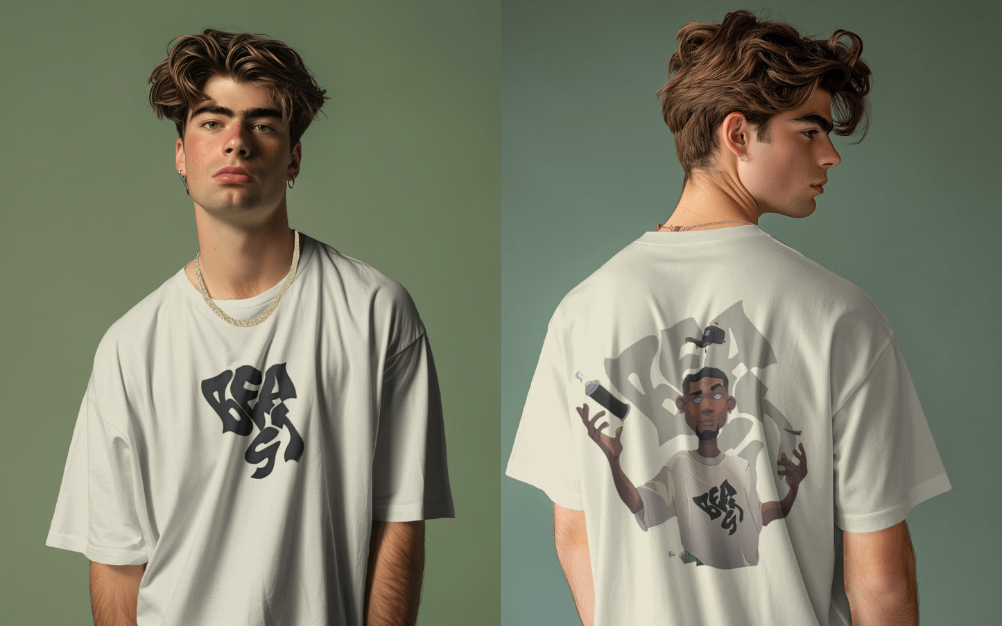 Graffiti Oversize T shirt