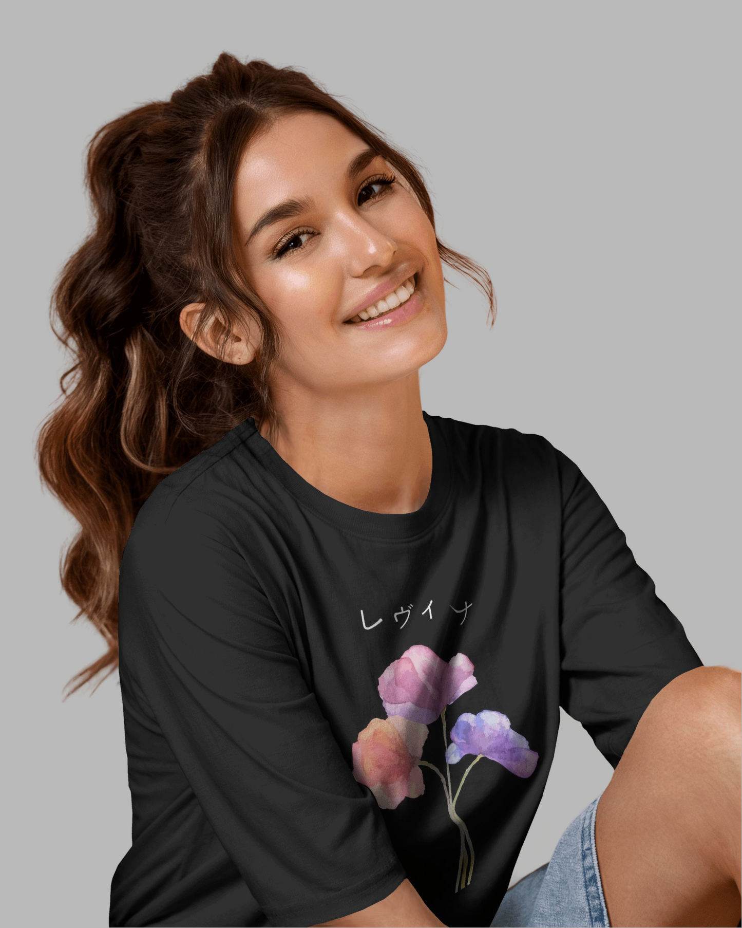 flower Oversize t shirt